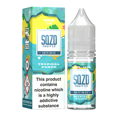 SQZD Tropical Punch On Ice 10ml Nic Salt