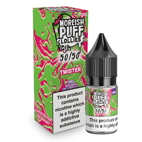 Moreish Puff Lollies 50/50 Twister 10ml E-Liquid