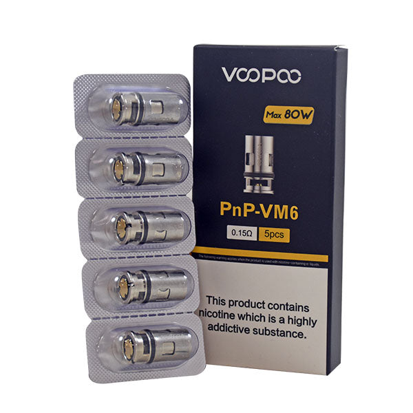 Voopoo PnP Replacement Coils 5pk - Vape Coils UK Voopoo PnP Replacement Coils 5pk - Vape Coils UK