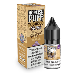 Moreish Puff Tobacco 50/50 Vanilla Tobacco 10ml E-Liquid