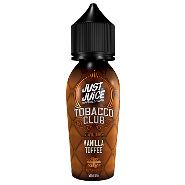 Just Juice Tobacco Club Vanilla Toffee 50ml Shortfill 0mg