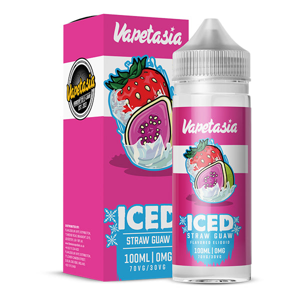 Vapetasia Iced Straw Guaw 100ml Shortfill
