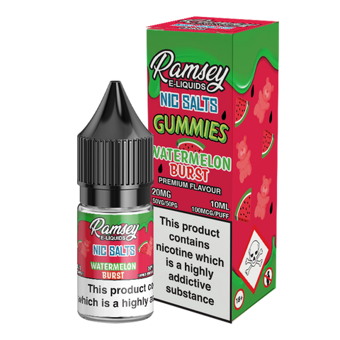 Ramsey E-Liquids Watermelon Burst 10ml Nic Salt