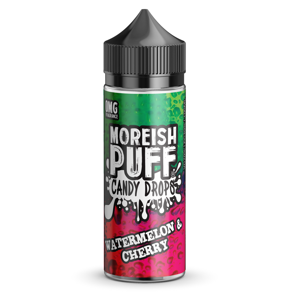 Moreish Puff Candy Drops Watermelon & Cherry 100ml Shortfill