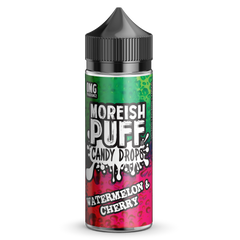 Moreish Puff Candy Drops Watermelon & Cherry 100ml Shortfill