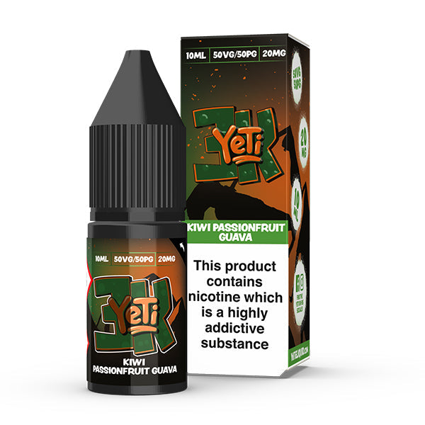 Yeti 3k Bar Salt Kiwi Passionfruit Guava 10ml Nic Salt