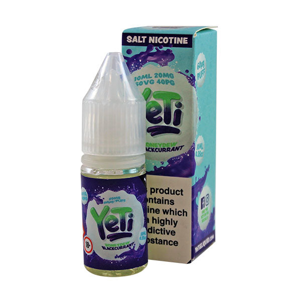 Yeti Nic Salt Honeydew Blackcurrant 10ml E-Liquid