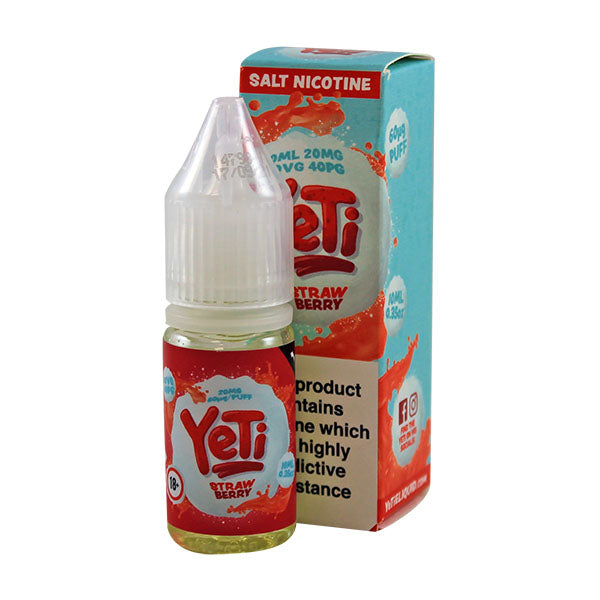 Yeti Nic Salt Strawberry 10ml E-Liquid