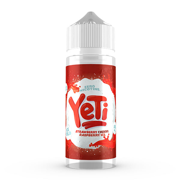 Yeti Ice Cold Strawberry Cherry Raspberry 0mg 100ml Shortfill E-Liquid