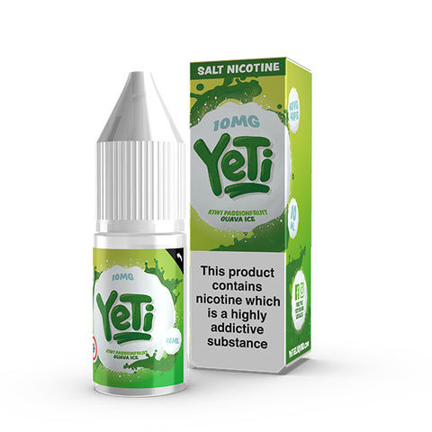 Yeti Kiwi Passionfruit Guava Ice 10ml Nic Salt