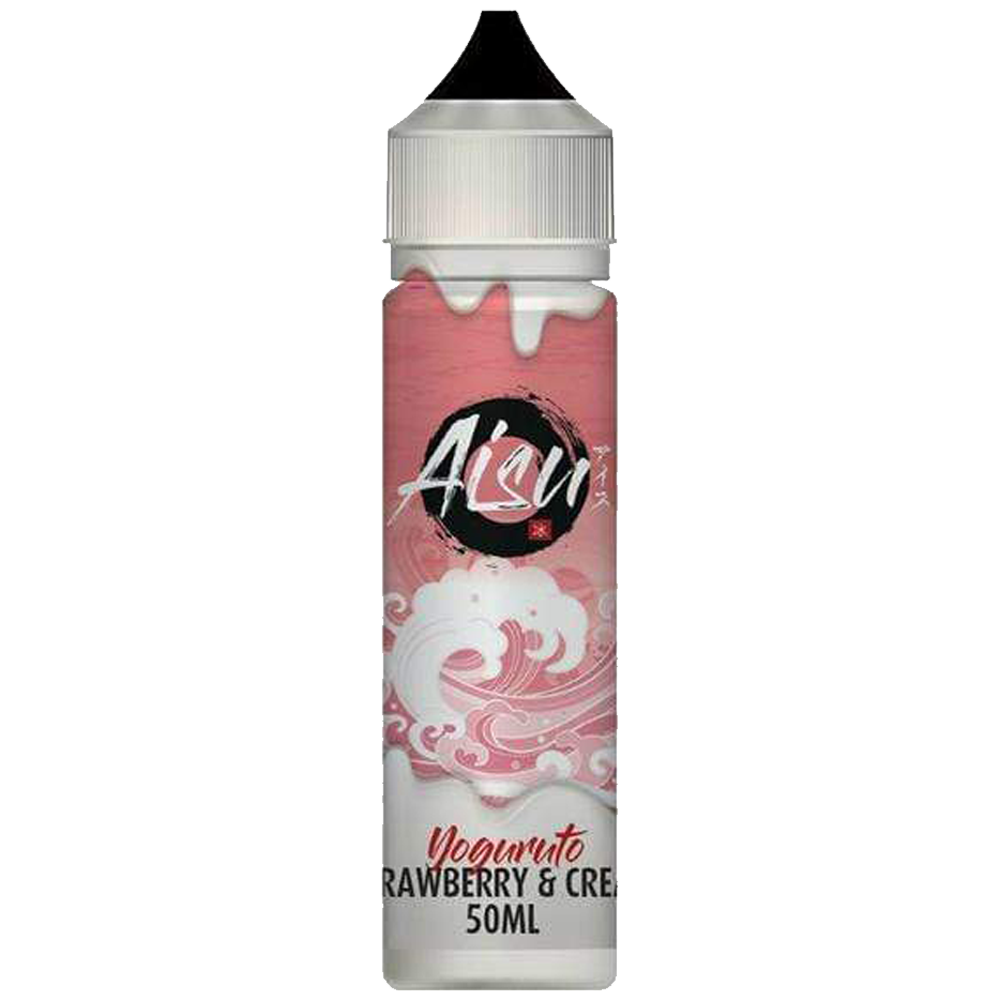 Aisu Yoguruto Strawberry and Cream 0mg 50ml Shortfill E-Liquid