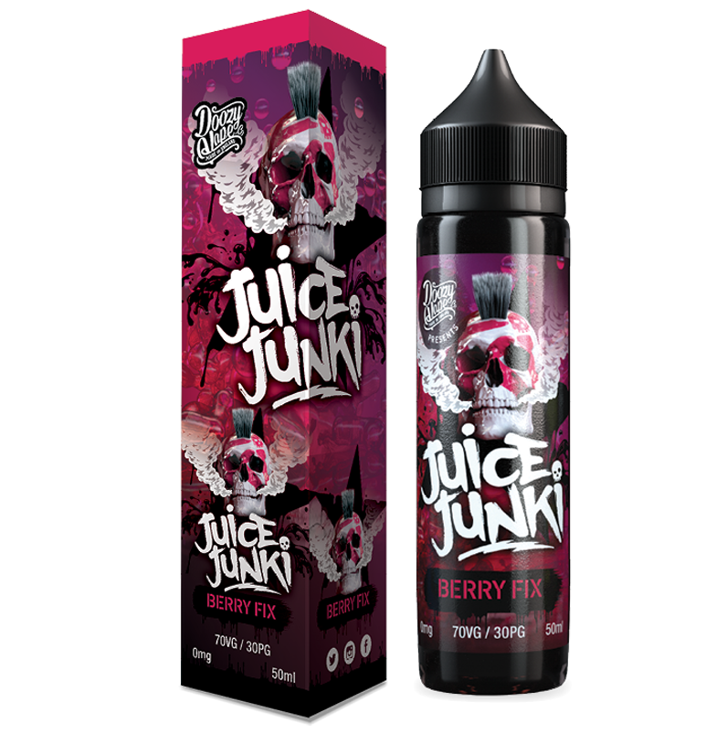 Juice Junki Berry Fix by Doozy Vape 0mg 50ml Shortfill E-Liquid