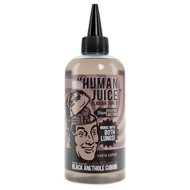 Joe's Juice Human Juice: Black Anethole Cuboid 0mg 200ml Shortfill E-Liquid