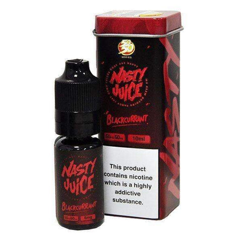 Nasty Juice 50/50 Blackcurrant 10ml E-Liquid