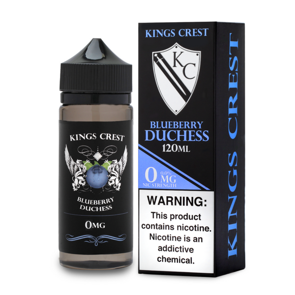 Kings Crest Blueberry Duchess 0mg 100ml Short Fill E-Liquid