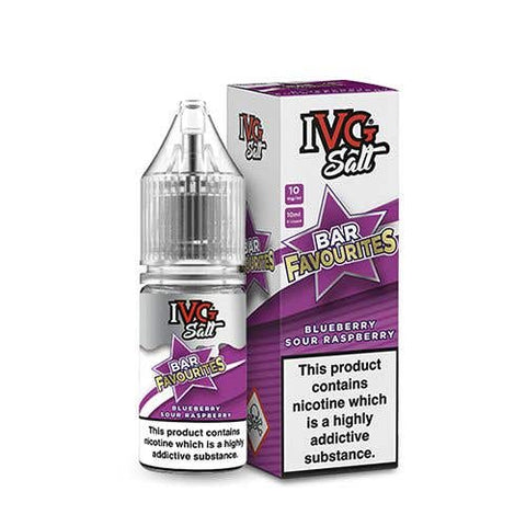 IVG Bar Favourites Blueberry Sour Raspberry 10ml Nic Salt