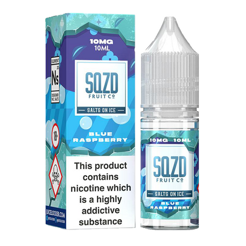 SQZD Blue Raspberry On Ice 10ml Nic Salt