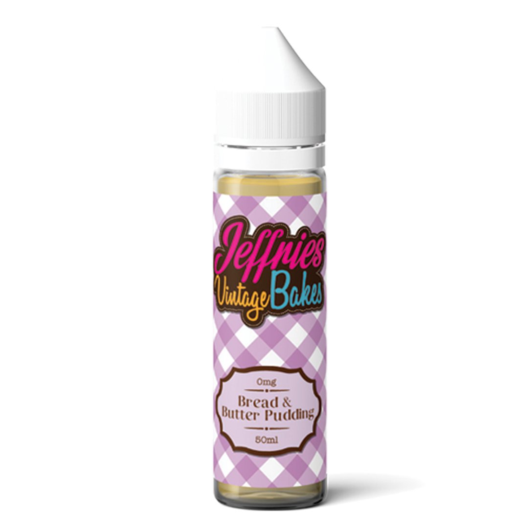 Bread and Butter Pudding E-Liquid by Jeffries Vintage Bakes 50ml Shortfill