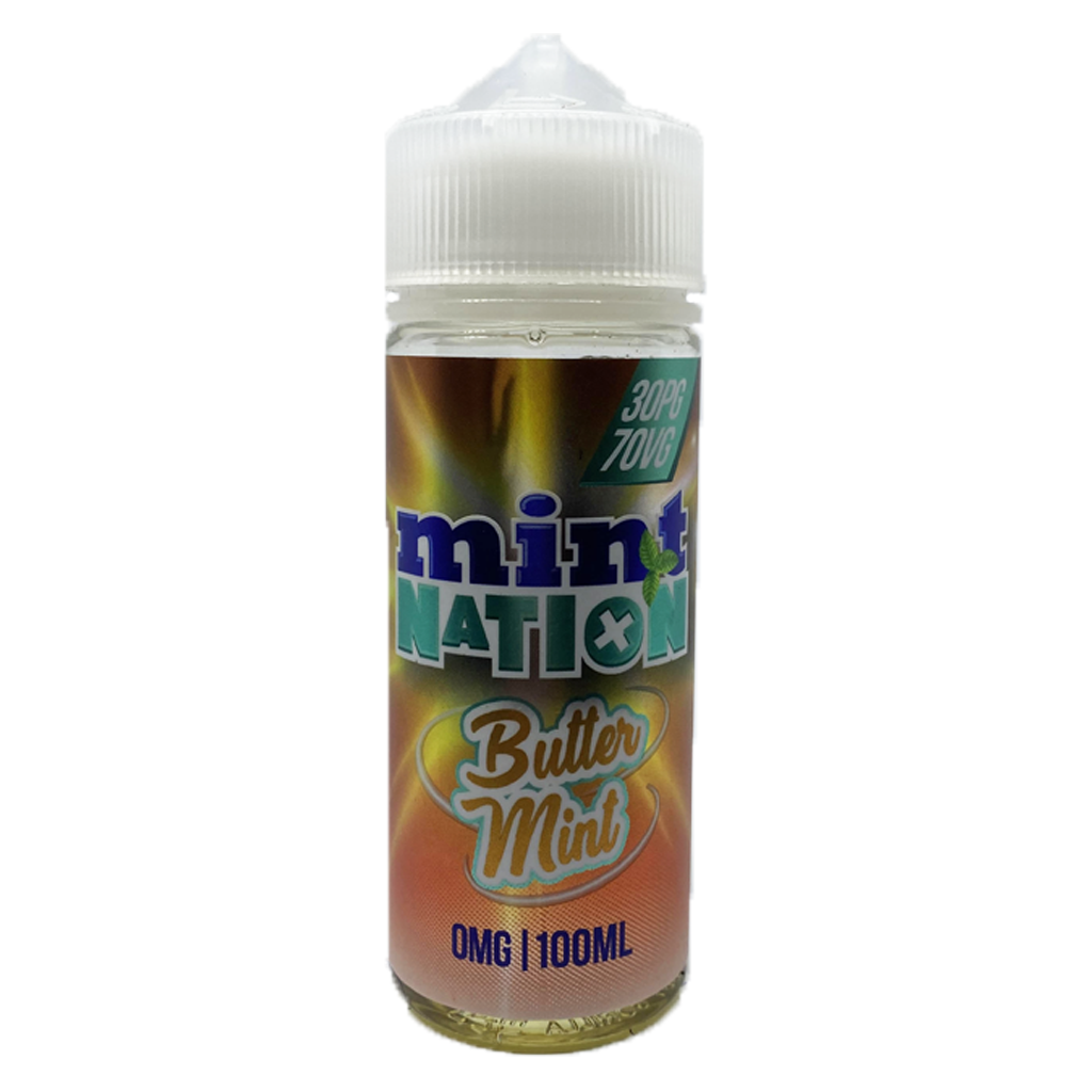 Butter Mint By Mint Nation E-Liquid 0mg Shortfill 100ml