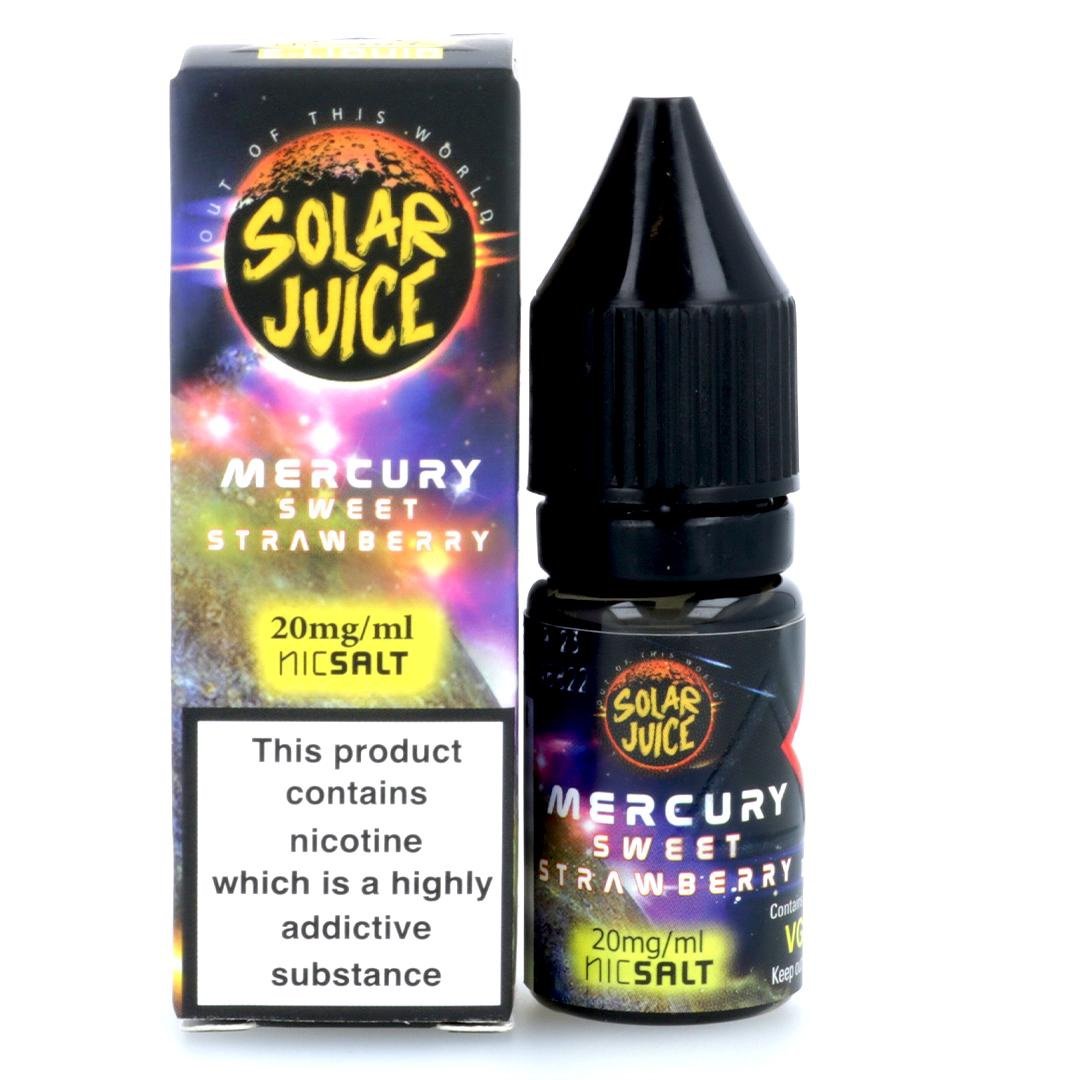 Mercury Nic Salt by Solar Juice - Short Fills UK