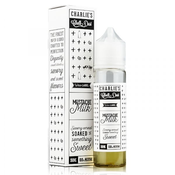 Mustache Milk E-Liquid by Charlie's Chalk Dust - Shortfills UK