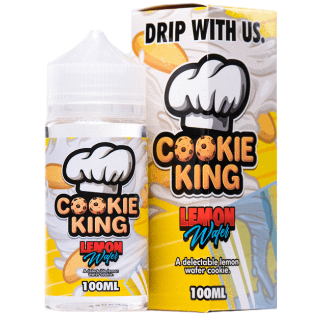 Drip More Cookie King Lemon Wafer 0mg 100ml Shortfill E-Liquid