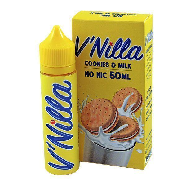 V'Nilla Cookies & Milk 0mg 50ml Shortfill E-Liquid