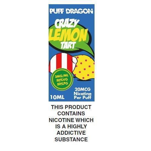 Puff Dragon Crazy Lemon Tart 10ml E-Liquid