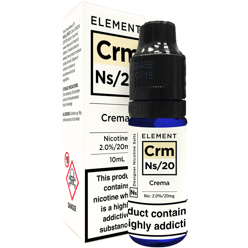Element Cream 10ml Nic Salt E-Liquid