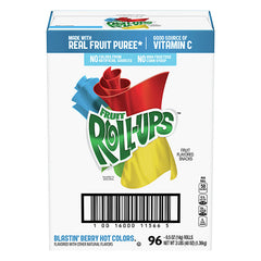 Fruit Roll-Ups Blastin' Berry Hot Colors 0.5oz 96pk