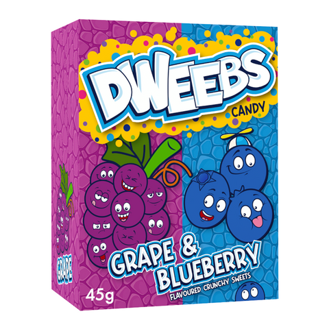 DWEEBS Grape/Blueberry 45g 24pk