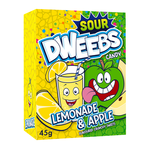 DWEEBS Sour Lemonade/Apple 45g 24pk