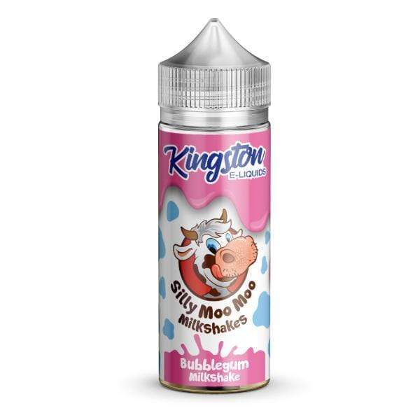 Kingston Silly Moo Moo Milkshake E-Liquid  - Bubblegum 0mg Shortfill - 100ml
