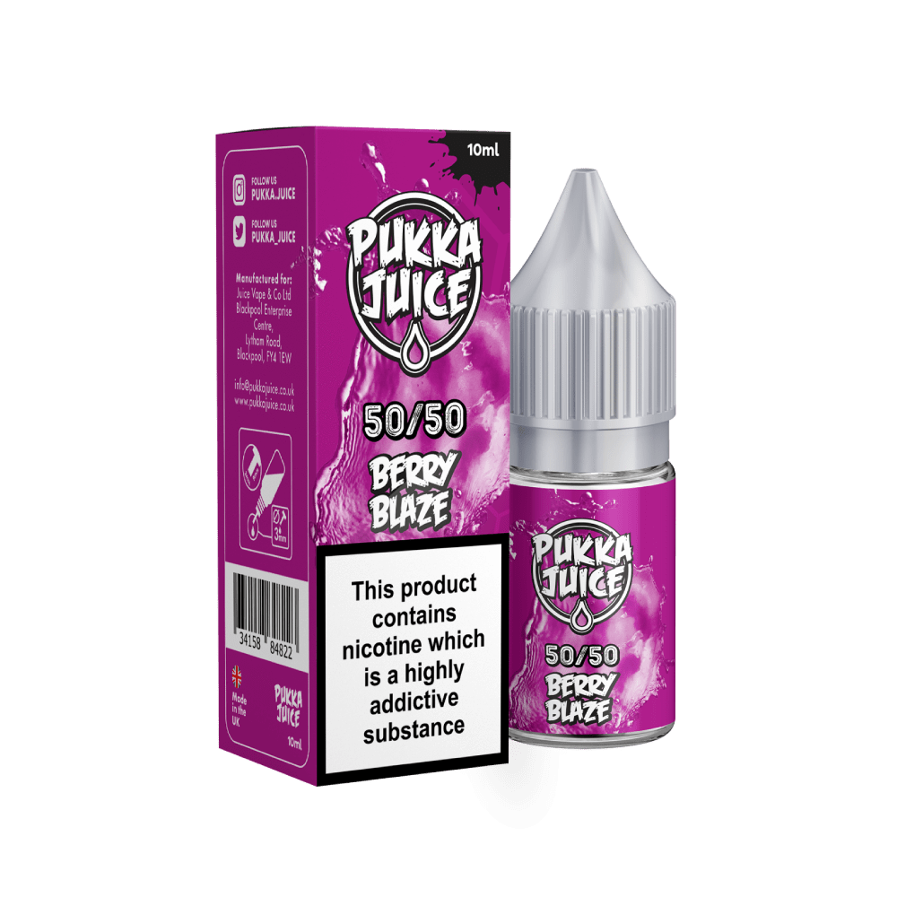 Pukka Juice Berry Blaze 50/50 10ml E-Liquid
