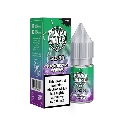 Pukka Juice Blackcurrant Menthol 10ml E-Liquid