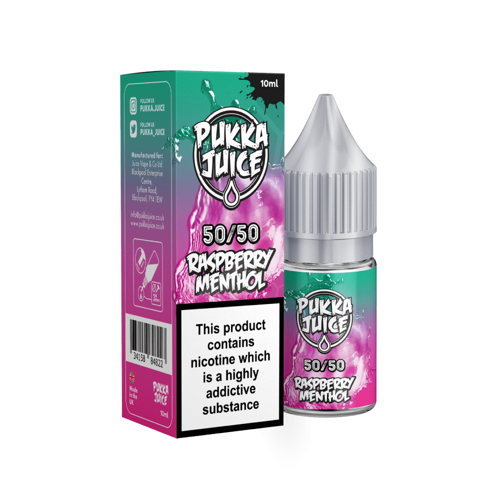 Pukka Juice Raspberry Menthol 10ml E-Liquid
