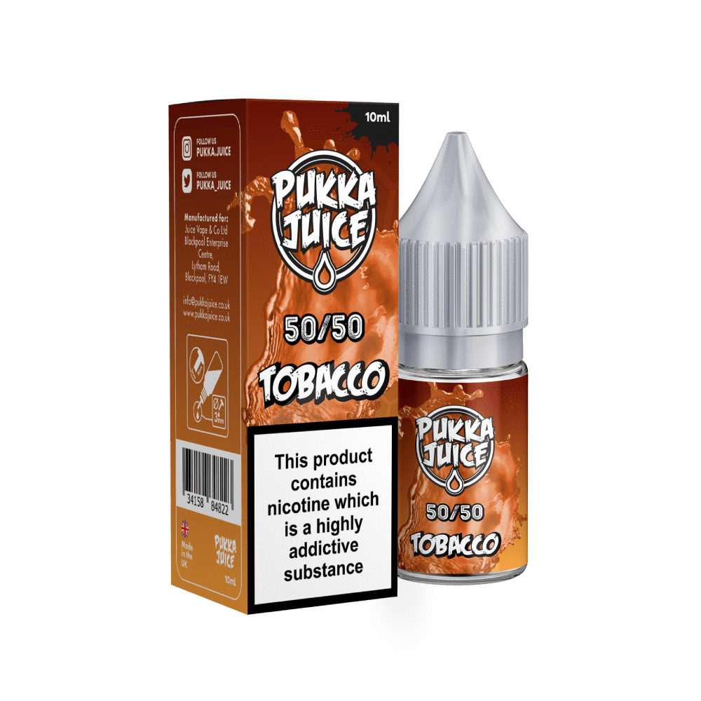 Pukka Juice Tobacco 10ml E-Liquid