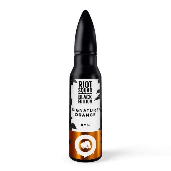 Riot Squad Black Edition - Signature Orange 0mg Shortfill 50ml