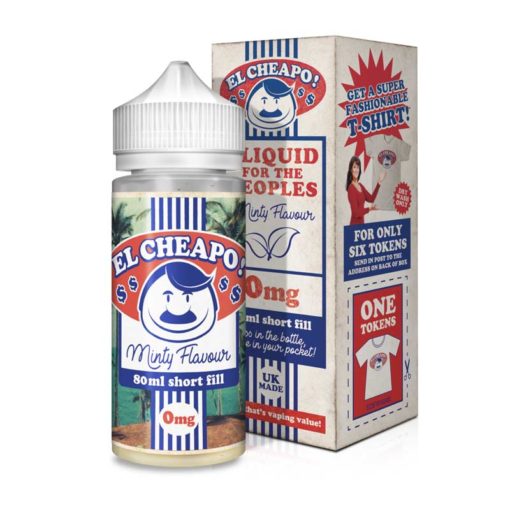 Minty Flavour By EL Cheapo! 0mg Shortfill - 80ml