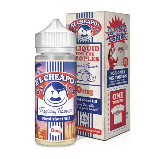 Tropicaly Flavour By EL Cheapo! 0mg Shortfill - 80ml