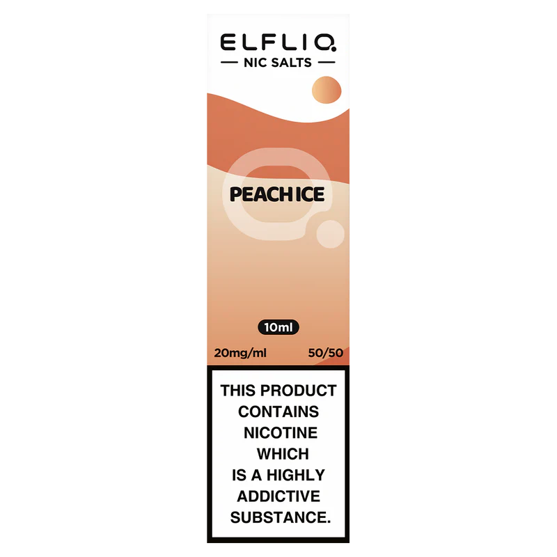 Elfliq Official Elf Bar Nic Salt 10ml Peach Ice
