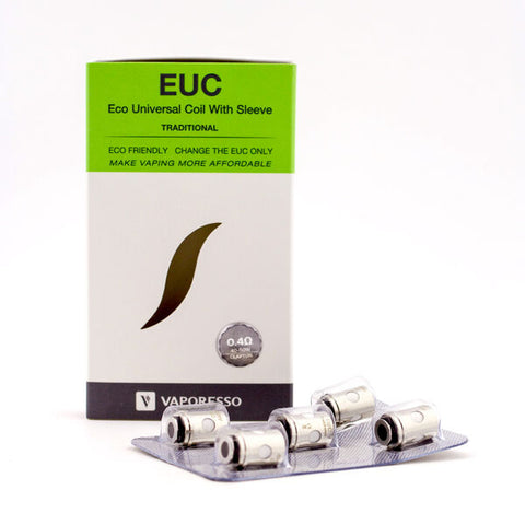 Vaporesso EUC Eco Universal Traditional Replacement Coils With Sleeve 5pk