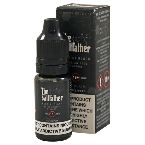 Flawless The Saltfather Barzini Black 20mg 10ml Nic Salt