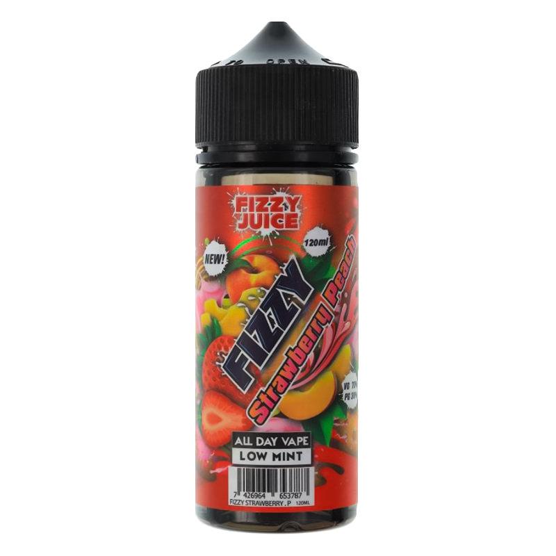 Fizzy Juice Strawberry Peach 0mg 100ml Shortfill E-Liquid