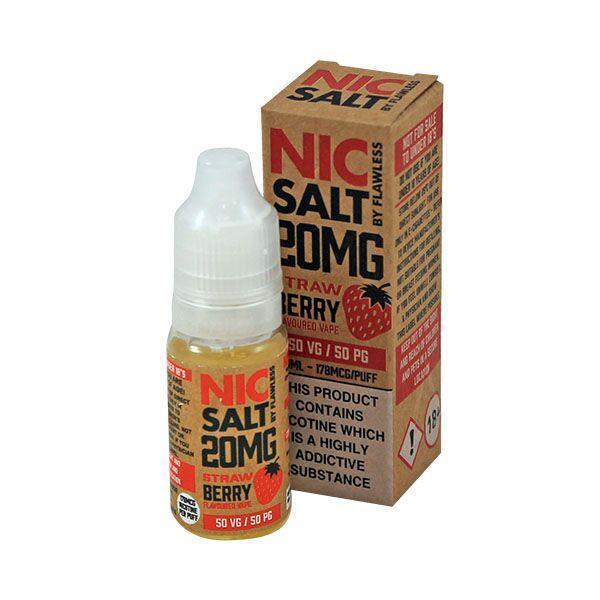Strawberry by Flawless Nic Salt 20mg - 10ml