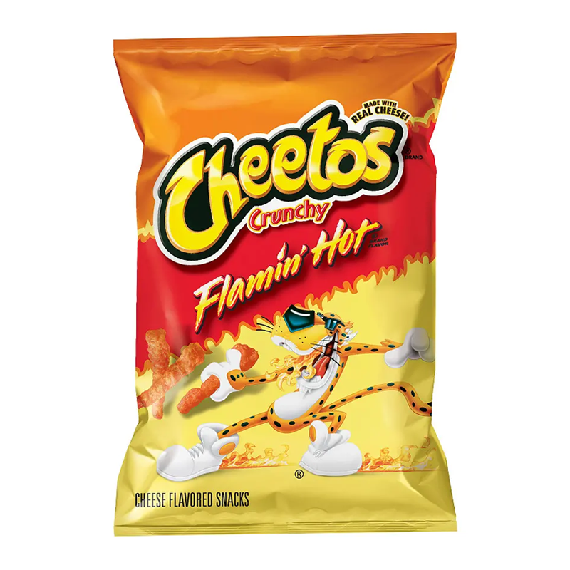 Cheetos Flamin Hot King Size Crisps 8oz 10pk