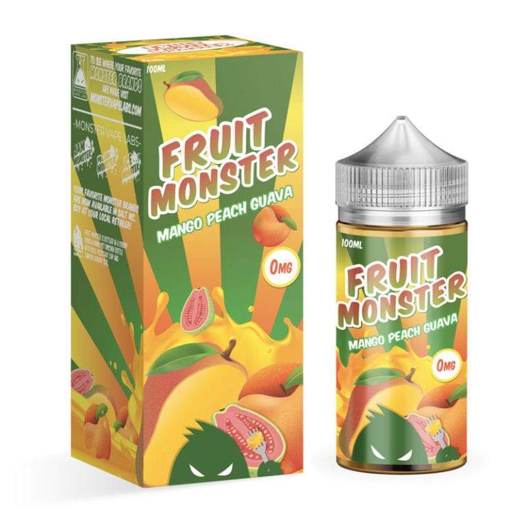 Mango Peach Guava - Fruit Monster E-Liquid 0mg Shortfill 100ml