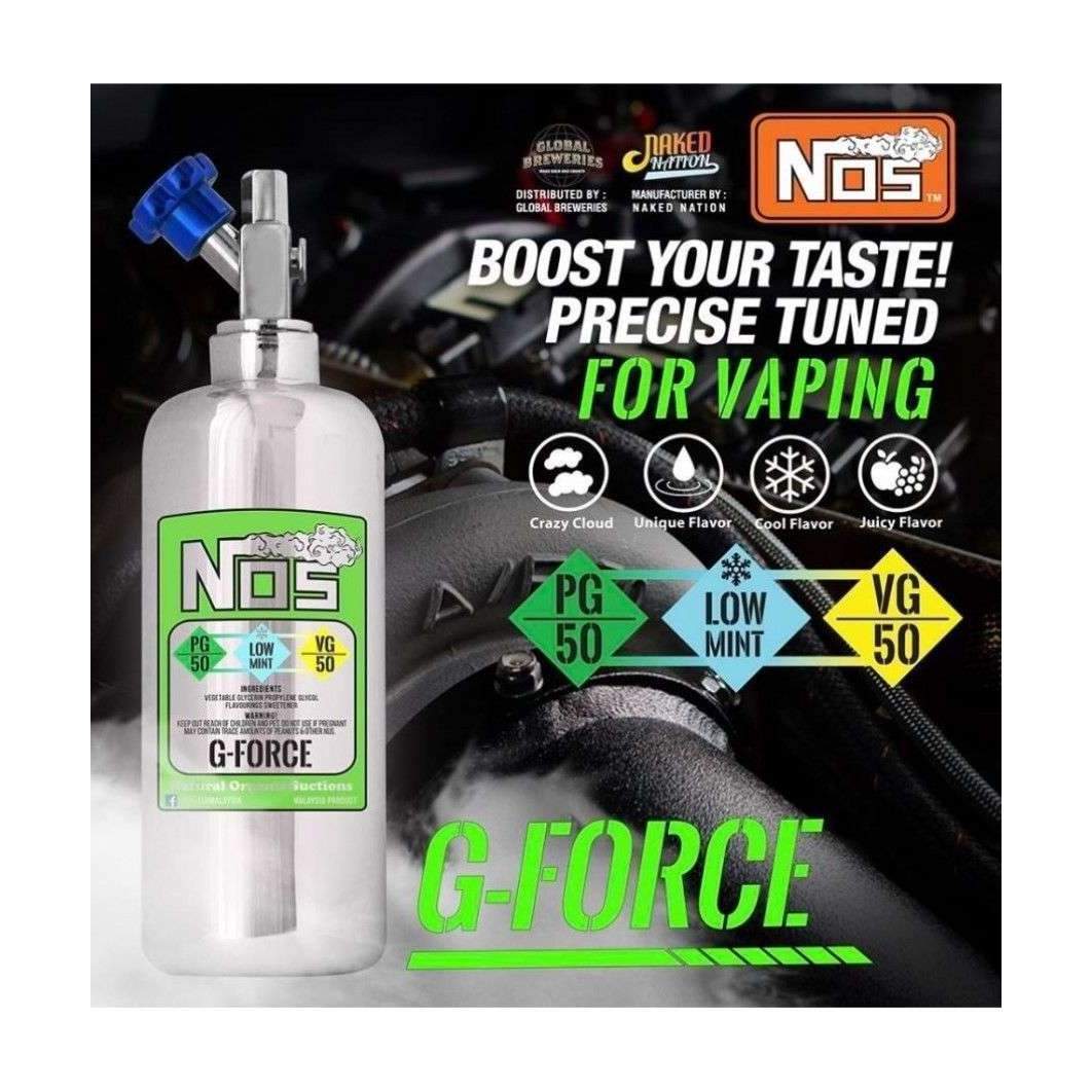 NOS G-Force 0mg 50ml Shortfill E-Liquid