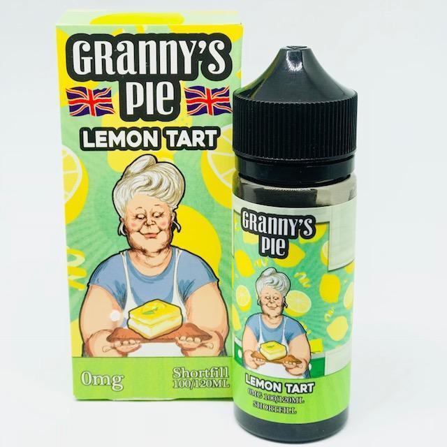 Granny's Pie Lemon Tart 0mg 100ml Shortfill E-Liquid