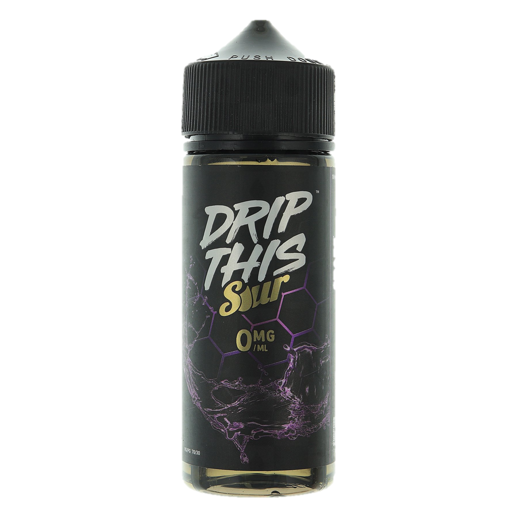 Drip This Sour Grape 0mg 100ml Shortfill E-Liquid